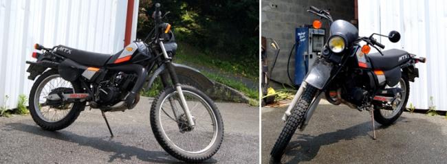 Moto Honda 80 MTX vintage trail