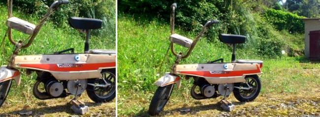 Motobécane Mobyx X1 valise 1971 Mini moto